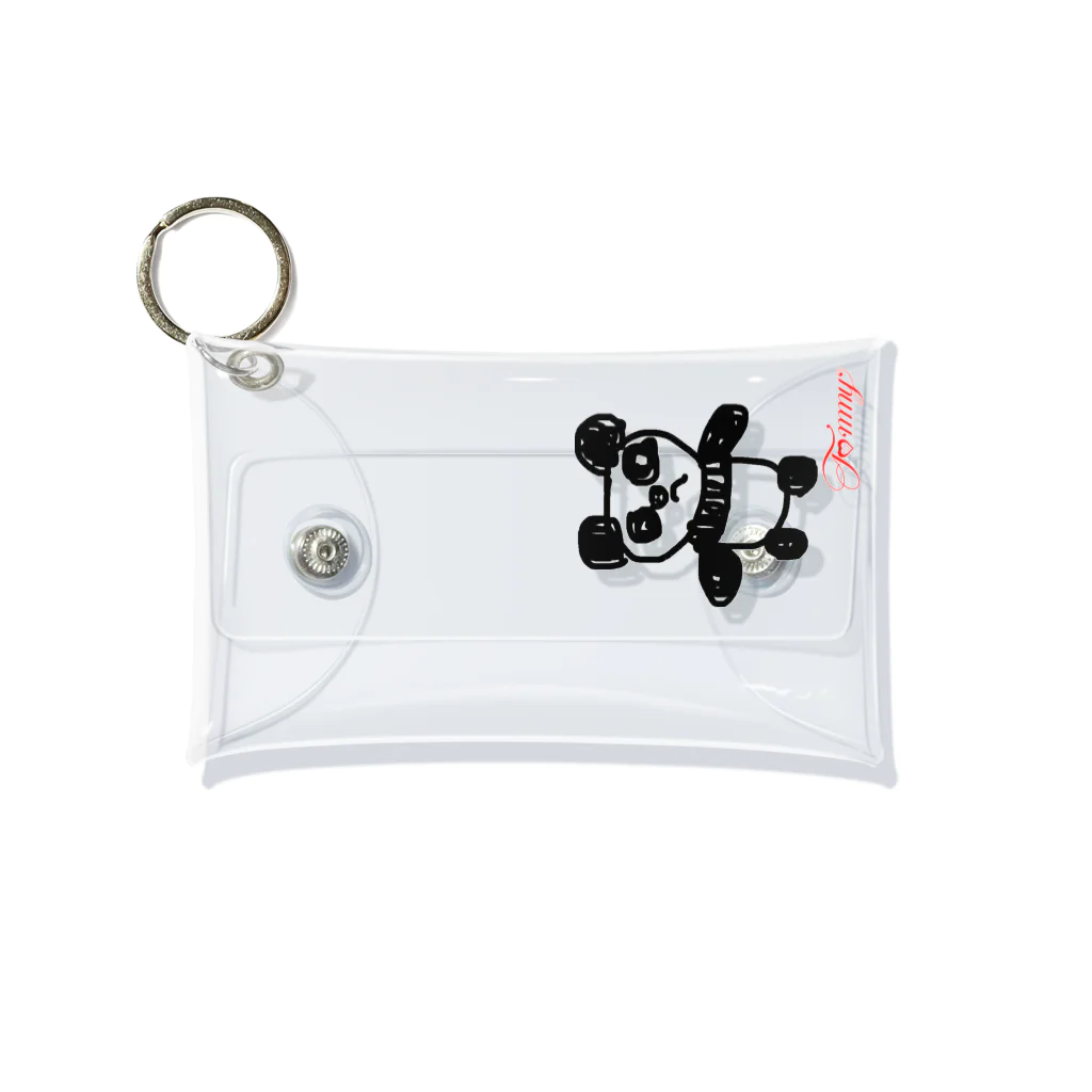 Tommyのパンダ Mini Clear Multipurpose Case