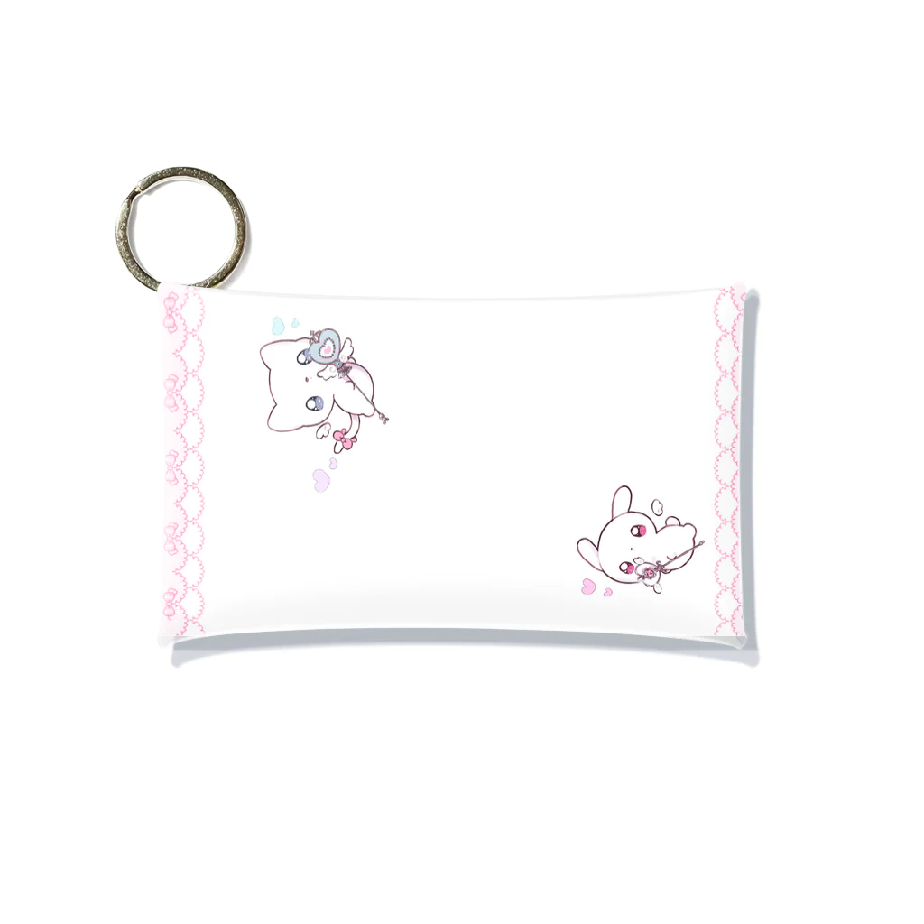 かわいいね本舗のメンヘラうさぎねこ Mini Clear Multipurpose Case