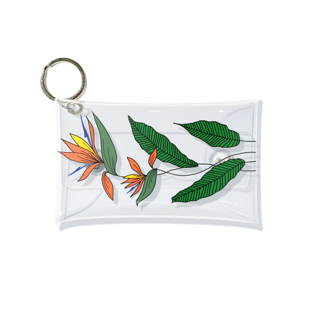 moguratatakiのBird of Paradise Mini Clear Multipurpose Case