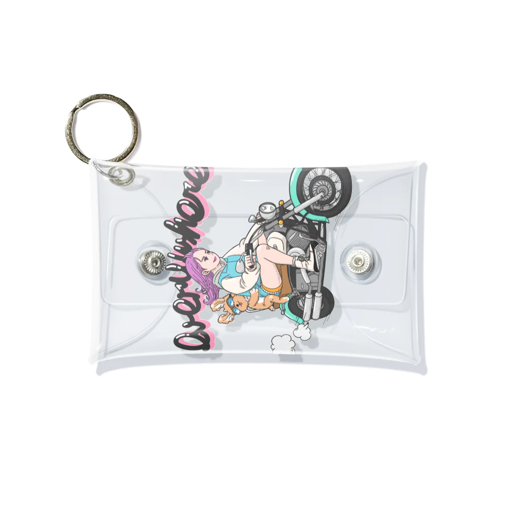 RIKAの【girl】biker2 Mini Clear Multipurpose Case