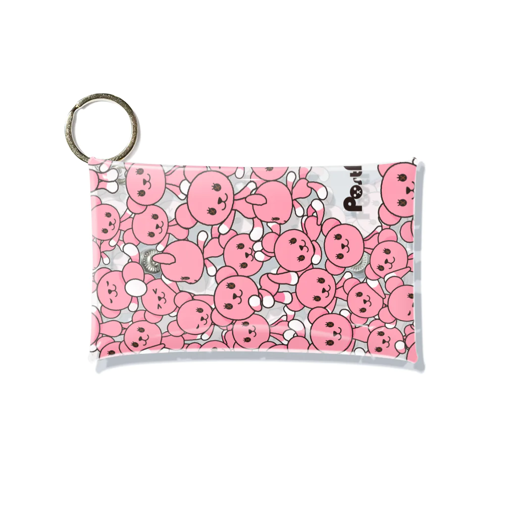 PostPet Official Shopのモモだらけ Mini Clear Multipurpose Case