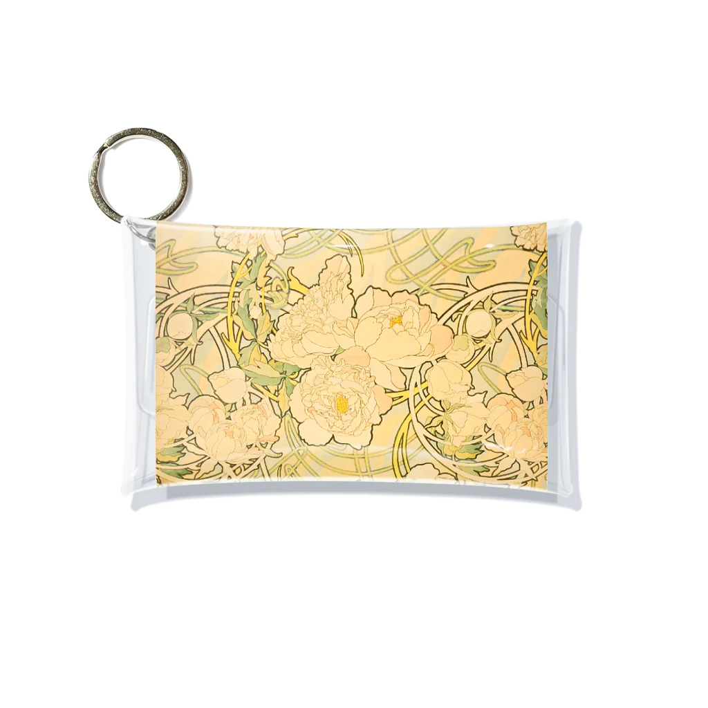 ART のミュシャ Alphonse Mucha Mini Clear Multipurpose Case