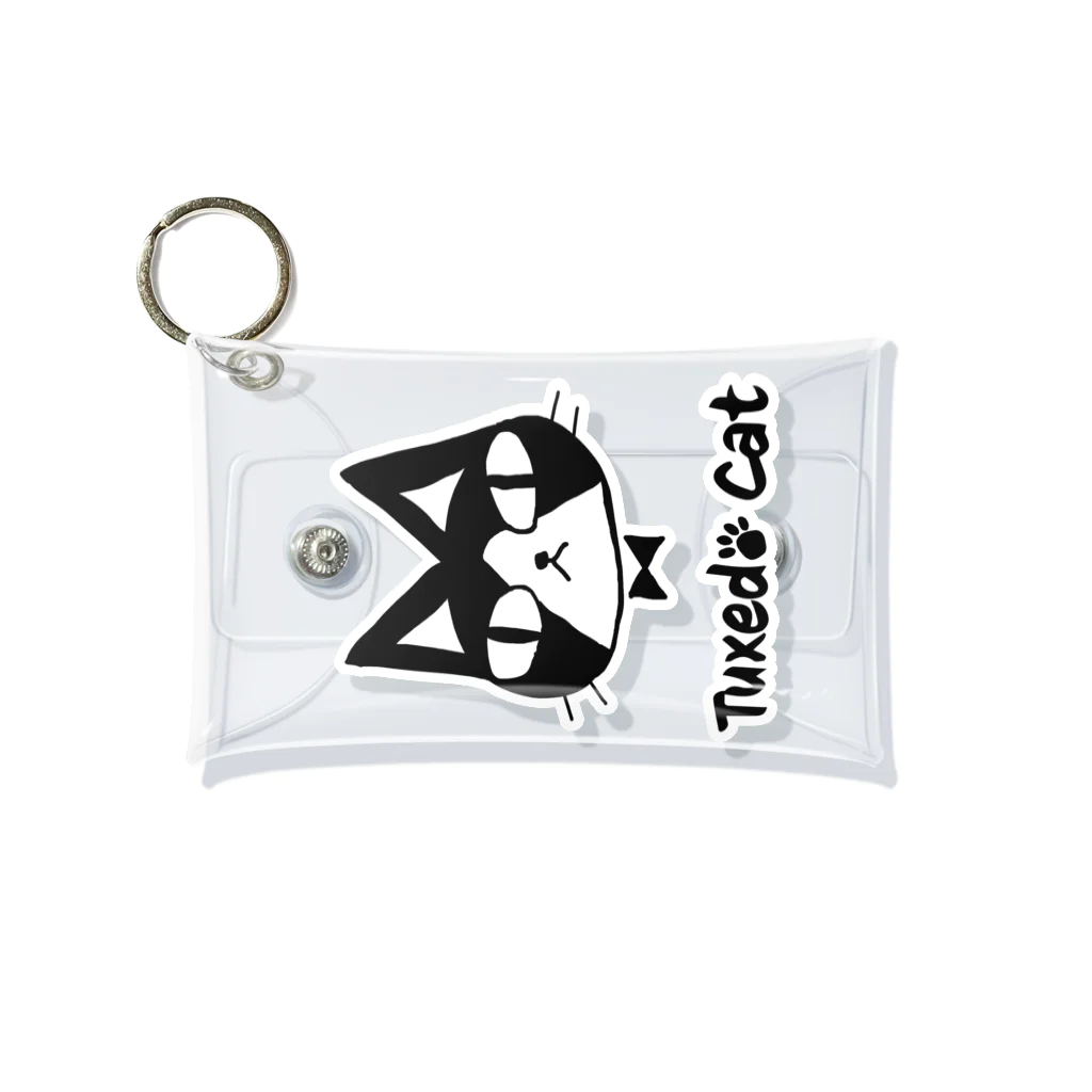 Tuxedo CatのTuxedo Cat ver.2 Mini Clear Multipurpose Case