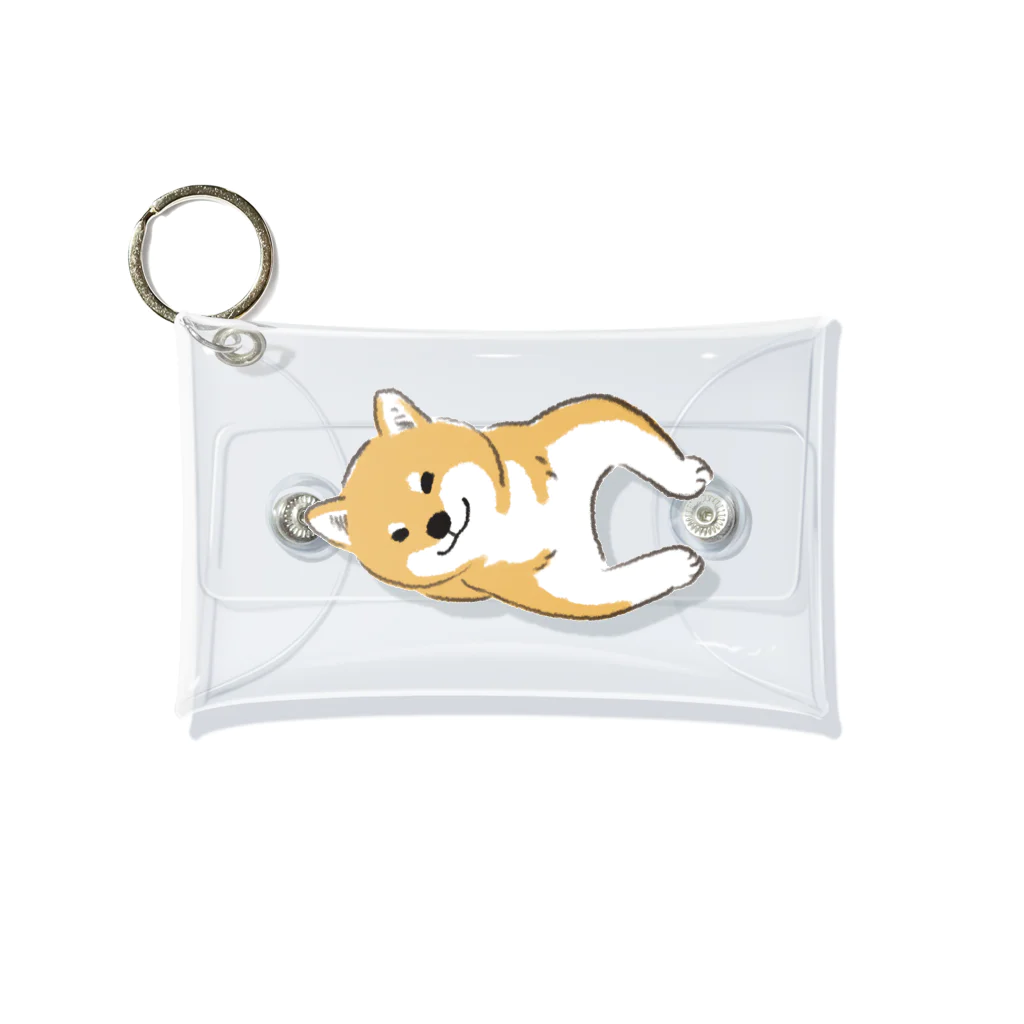 fig-treeのずっといっしょ_柴犬 Mini Clear Multipurpose Case