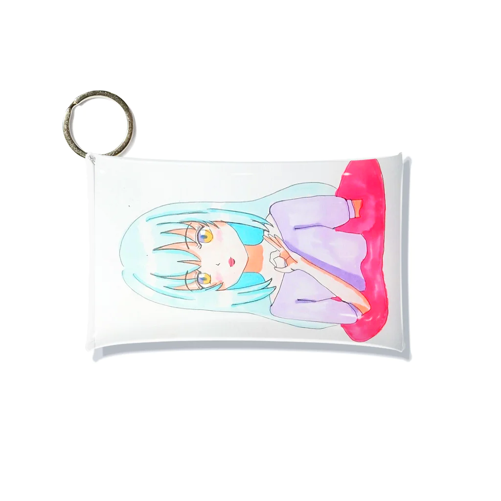 鈴_rin_のOKちゃん Mini Clear Multipurpose Case