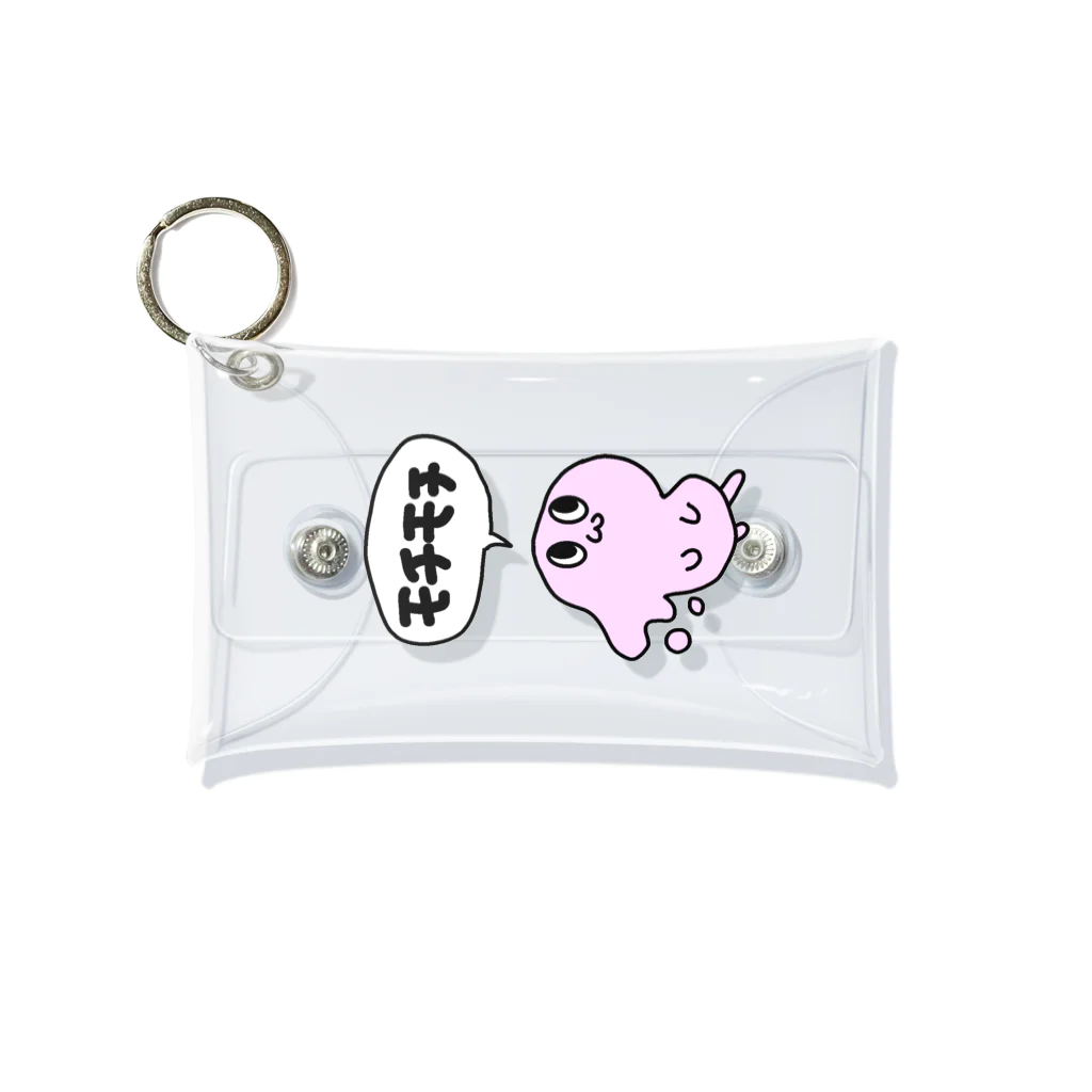 くまどりのモチモチくん Mini Clear Multipurpose Case