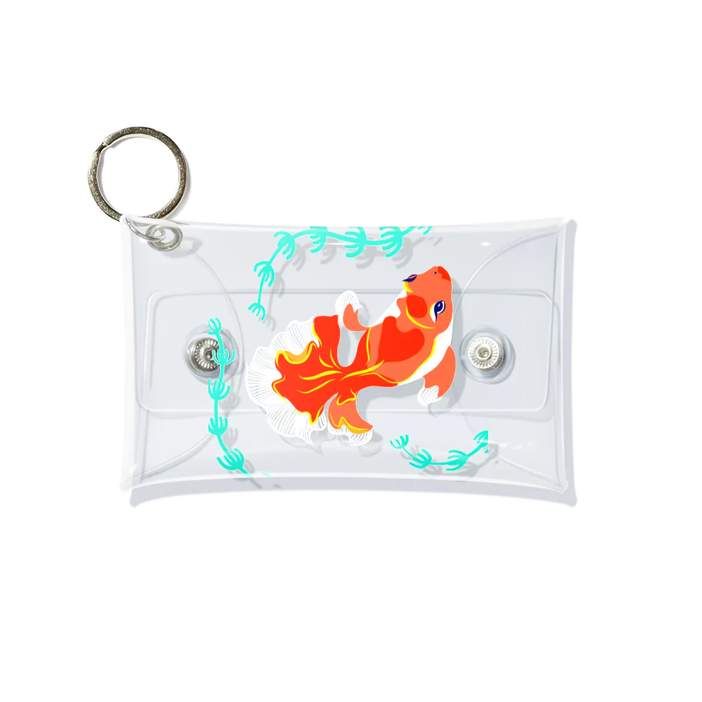 tora_jpの金魚　透明 Mini Clear Multipurpose Case