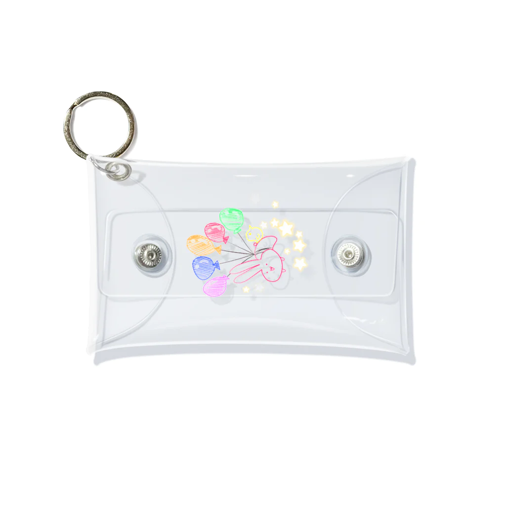 NMshopのまことしやかうさぎ Mini Clear Multipurpose Case