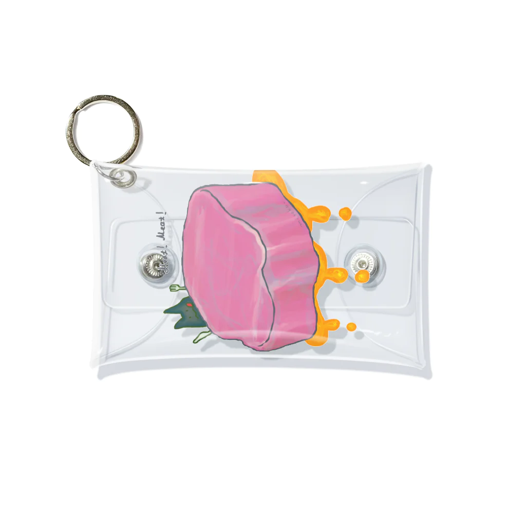 [ DDitBBD. ]のMeat! Meat! Mini Clear Multipurpose Case