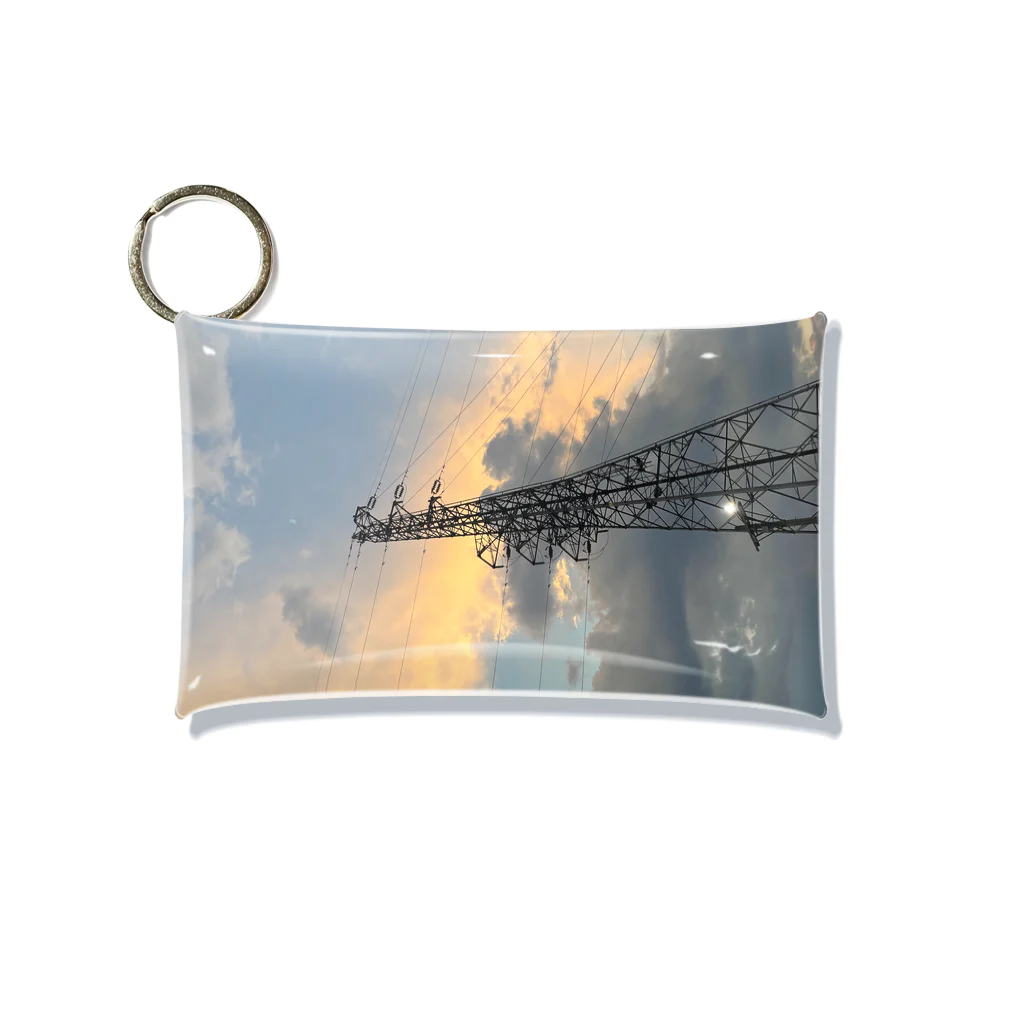 Aki’s design shopの(セール中)Sunset over the tower Mini Clear Multipurpose Case