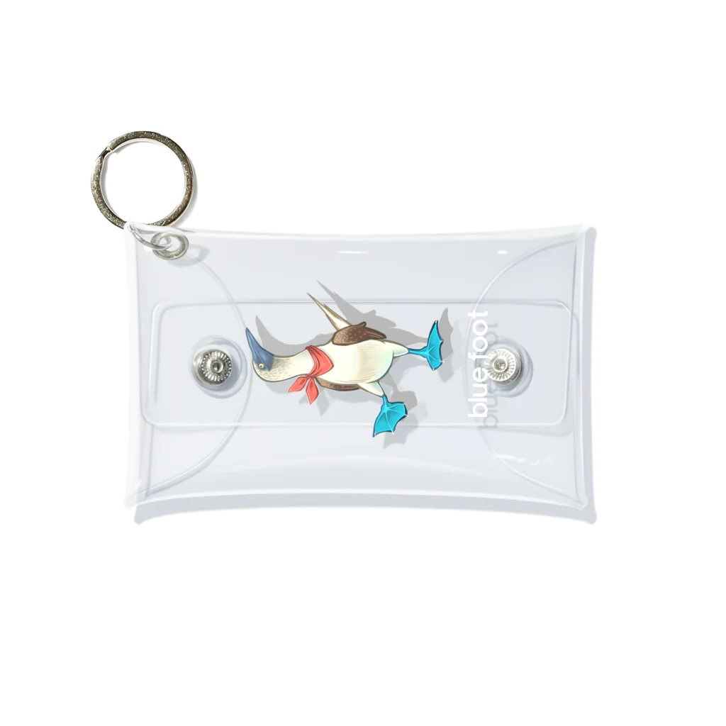 SHOP GOHAN♂のおいらアオアシカツオドリ！ Mini Clear Multipurpose Case