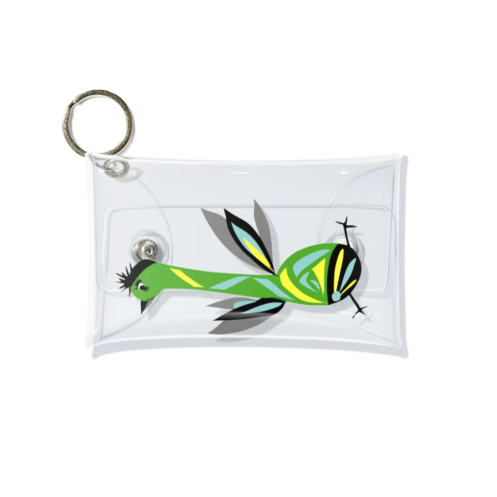 魚好きあつまれ！#かまととちゃん　#かまぼこママのトリトリ鳥くん Mini Clear Multipurpose Case