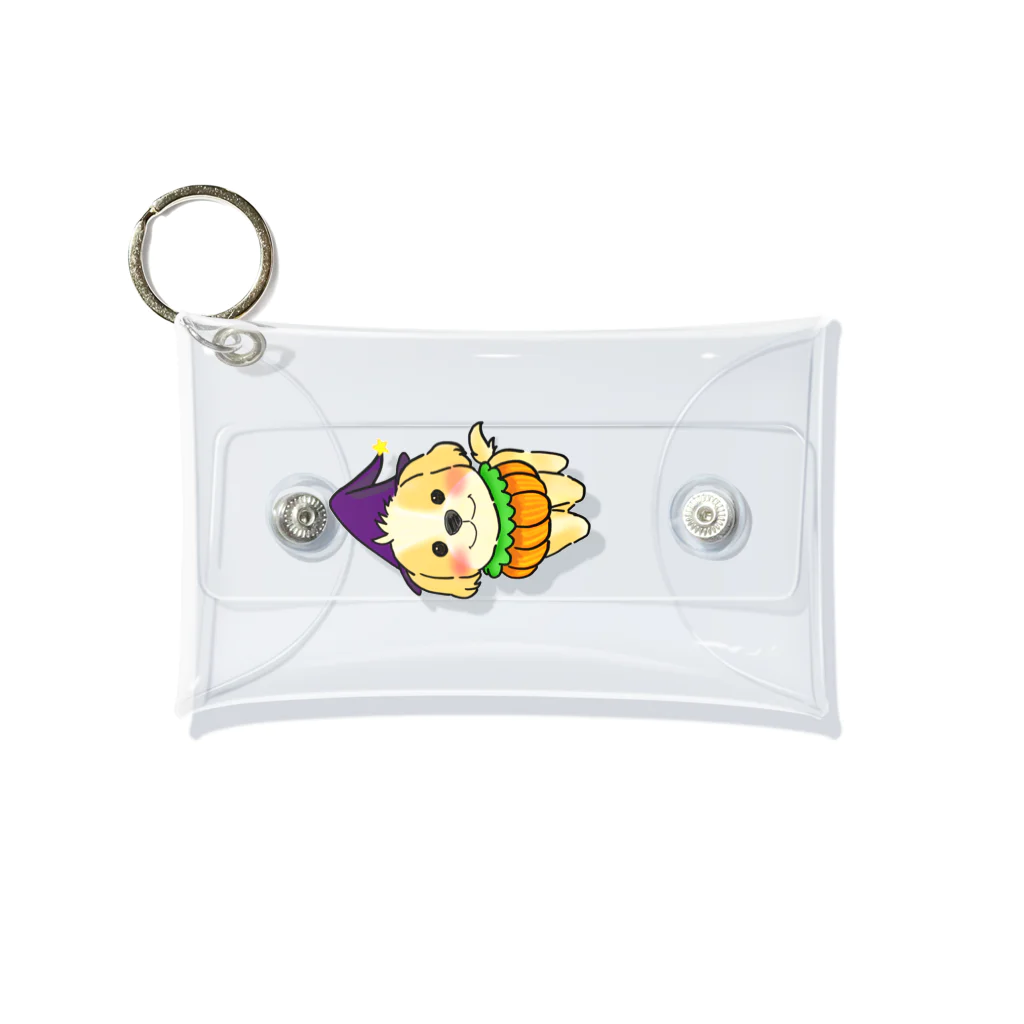 Link0723のマルプーちゃん　ハロウィーンスタイル！ Mini Clear Multipurpose Case