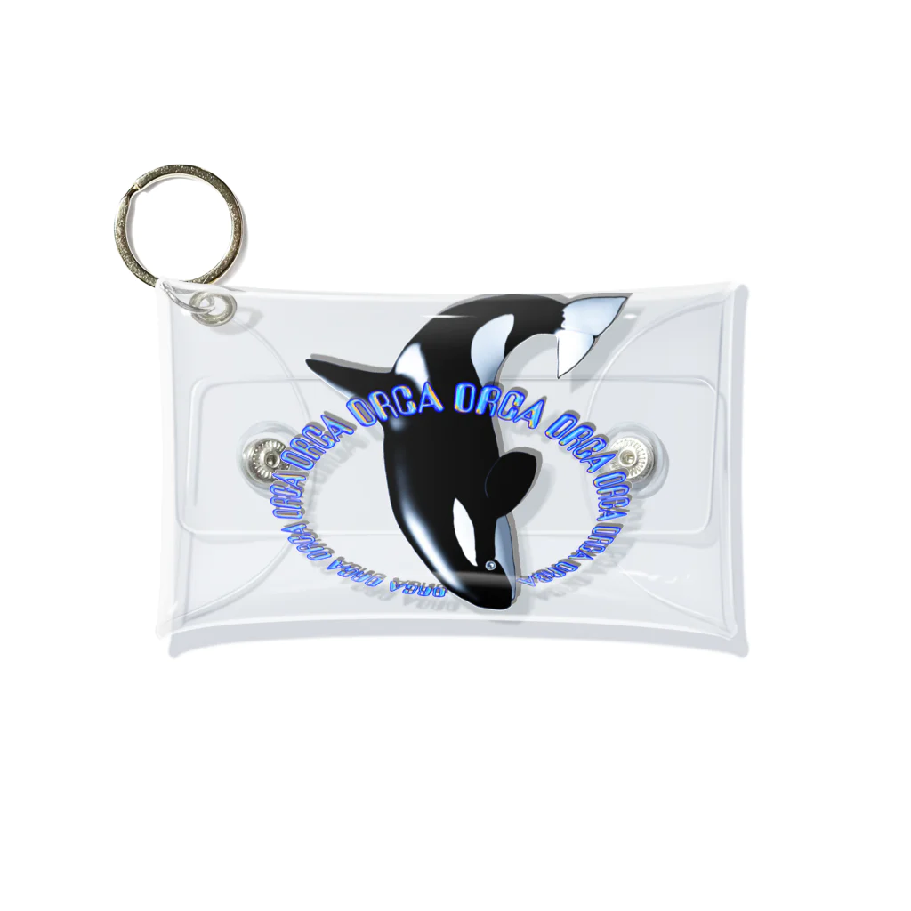 LalaHangeulのORCA シャチ Mini Clear Multipurpose Case