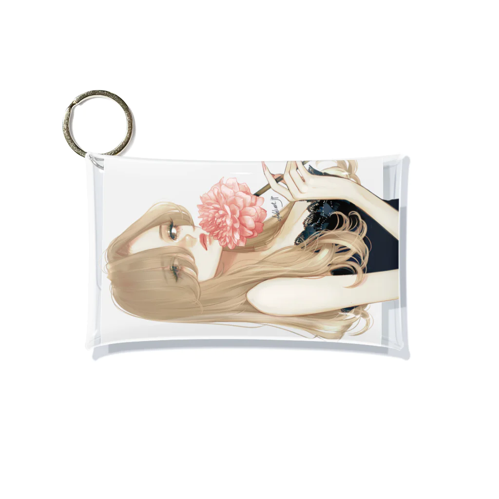 dahlia shop SUZURIのdahlia2 Mini Clear Multipurpose Case