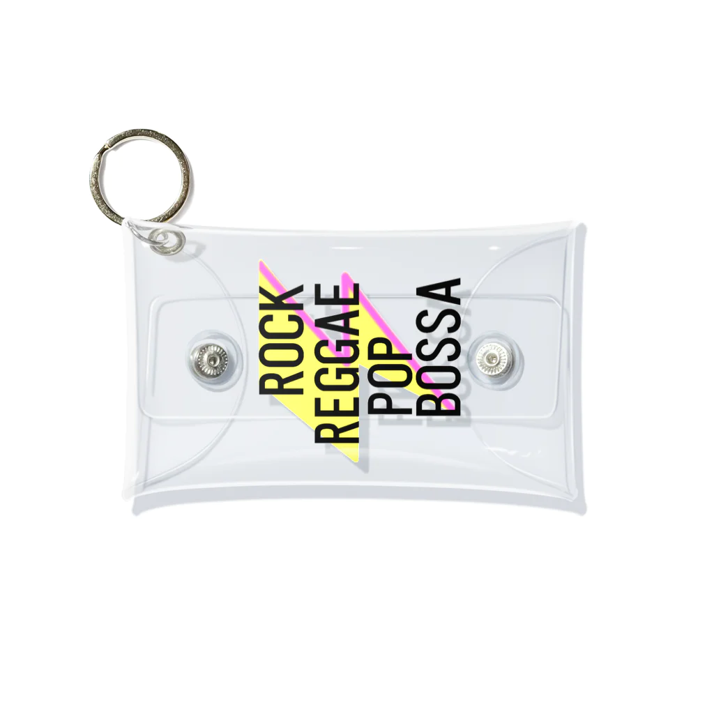 DREAMERの雑貨屋さんのROCK REGGAE POP BOSSA Mini Clear Multipurpose Case