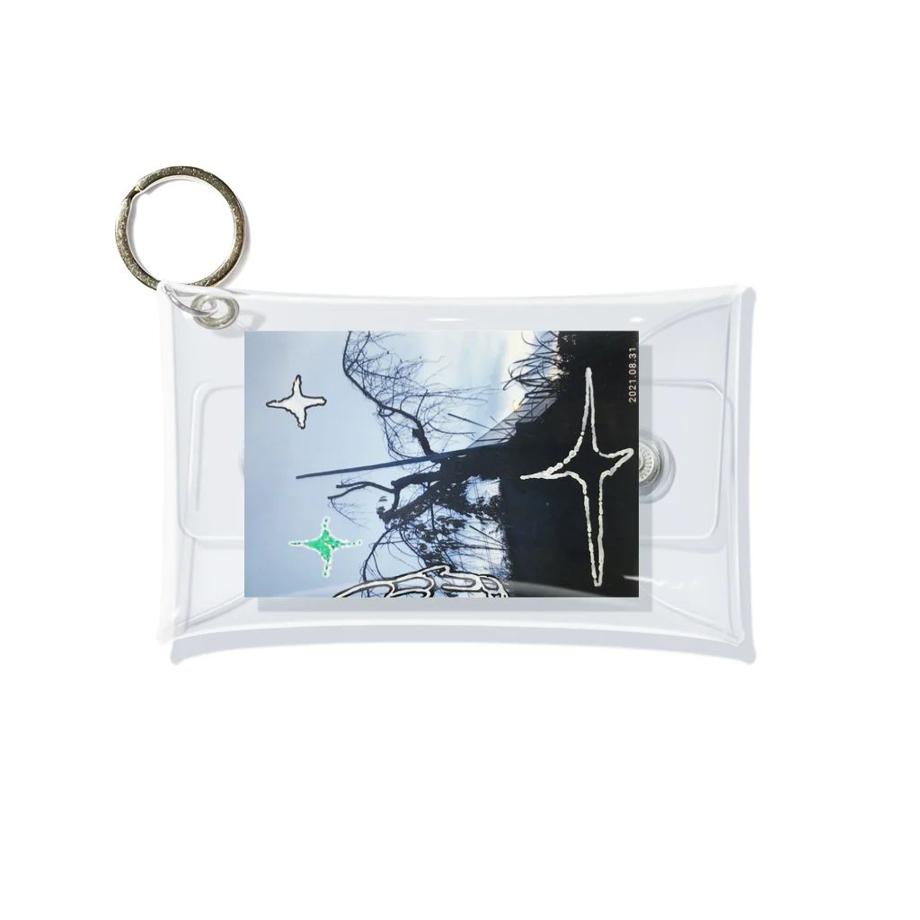 toriの【drawing:Sky】 Mini Clear Multipurpose Case