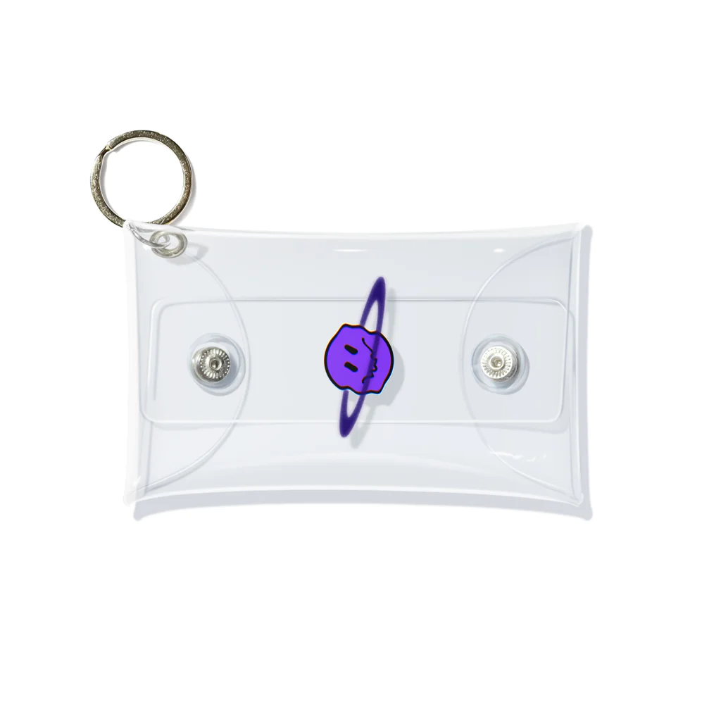 夜間飛行のpurpleワープ Mini Clear Multipurpose Case