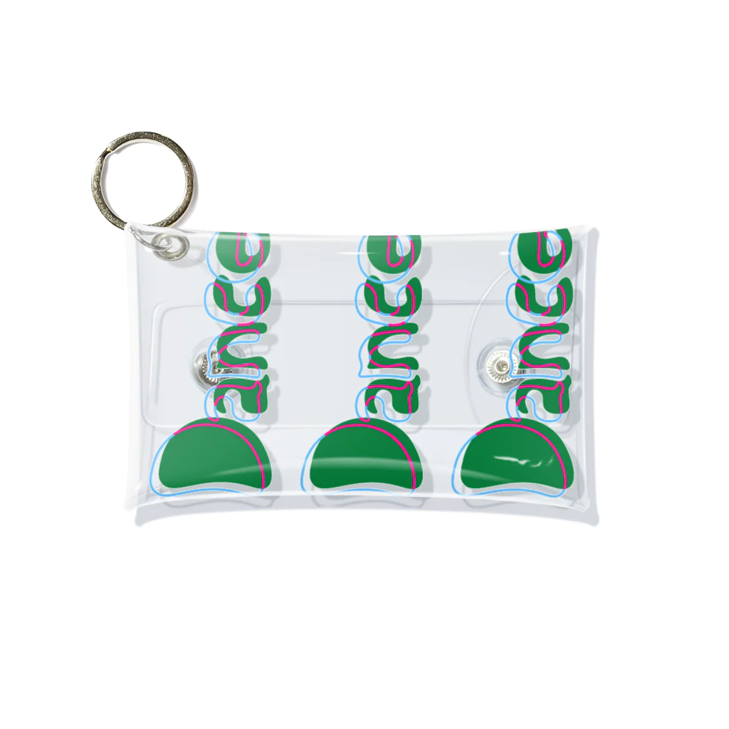 CastleWのDance_green Mini Clear Multipurpose Case