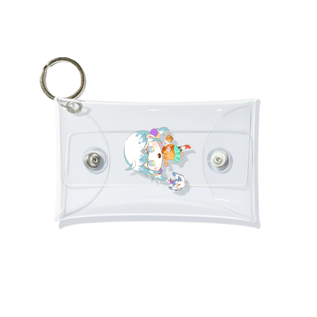 宇チュウ∅Store✩.*のカエデちゃんアイテム〜鳥さん追いかけVer.〜 Mini Clear Multipurpose Case