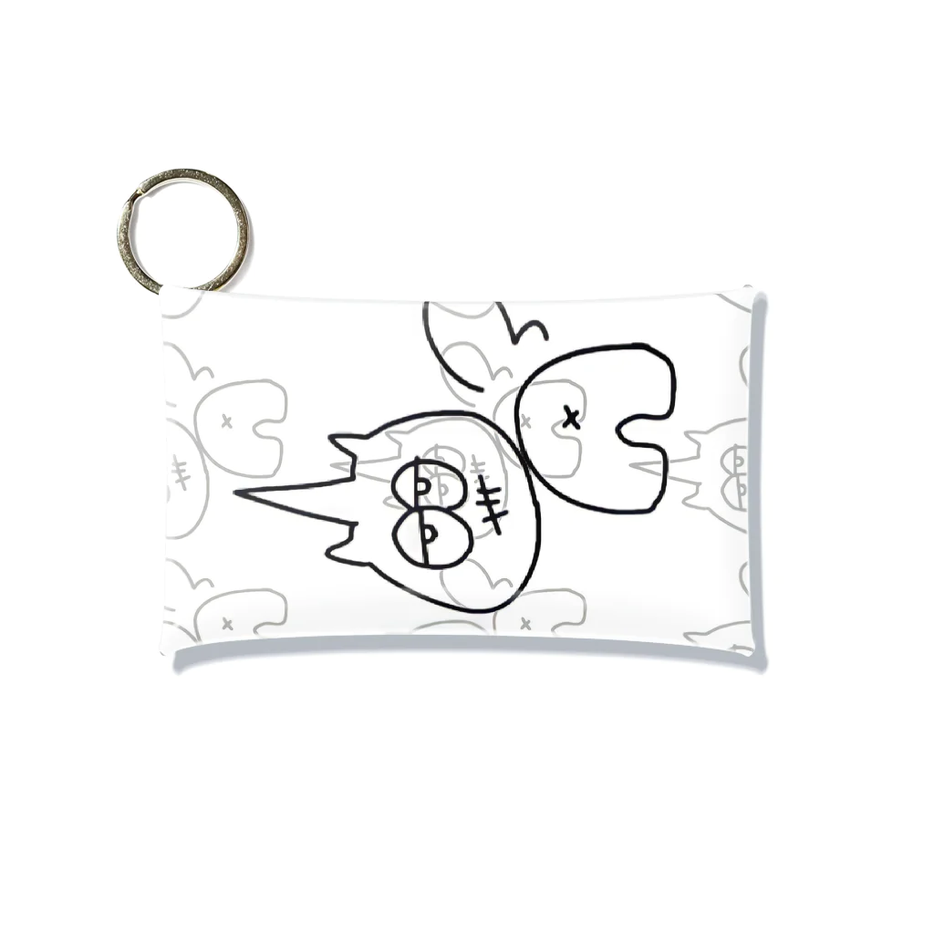 mooのまむくん Mini Clear Multipurpose Case