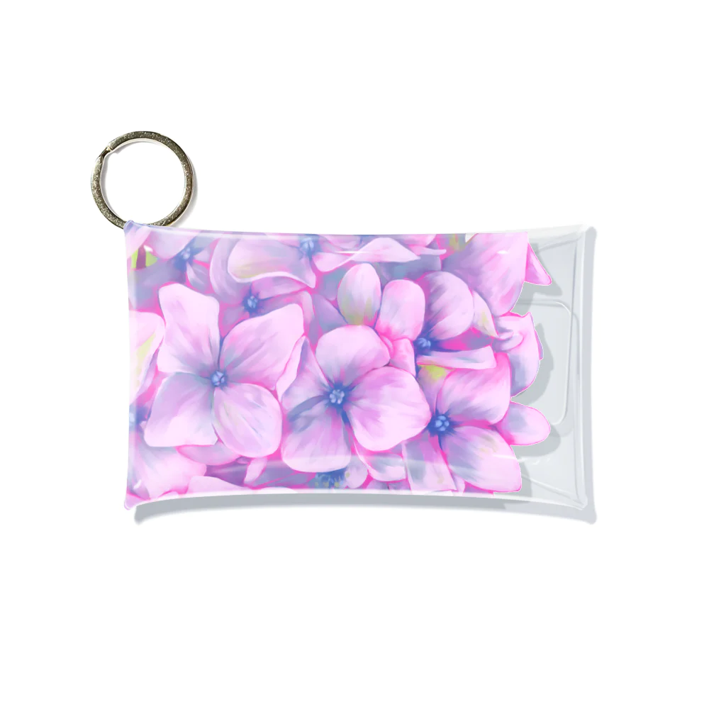 rangetuの紫陽花 Mini Clear Multipurpose Case