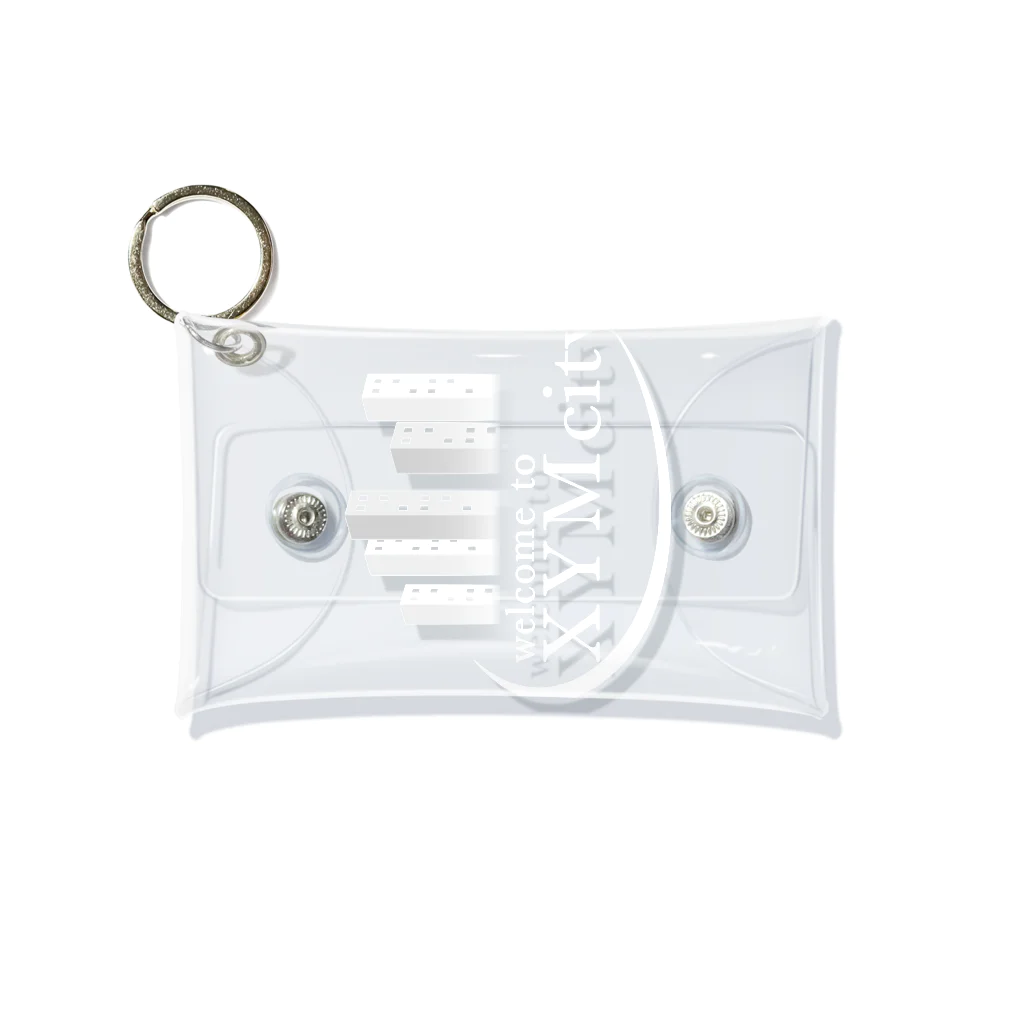 CryptographicNatureのXYMcity white Mini Clear Multipurpose Case