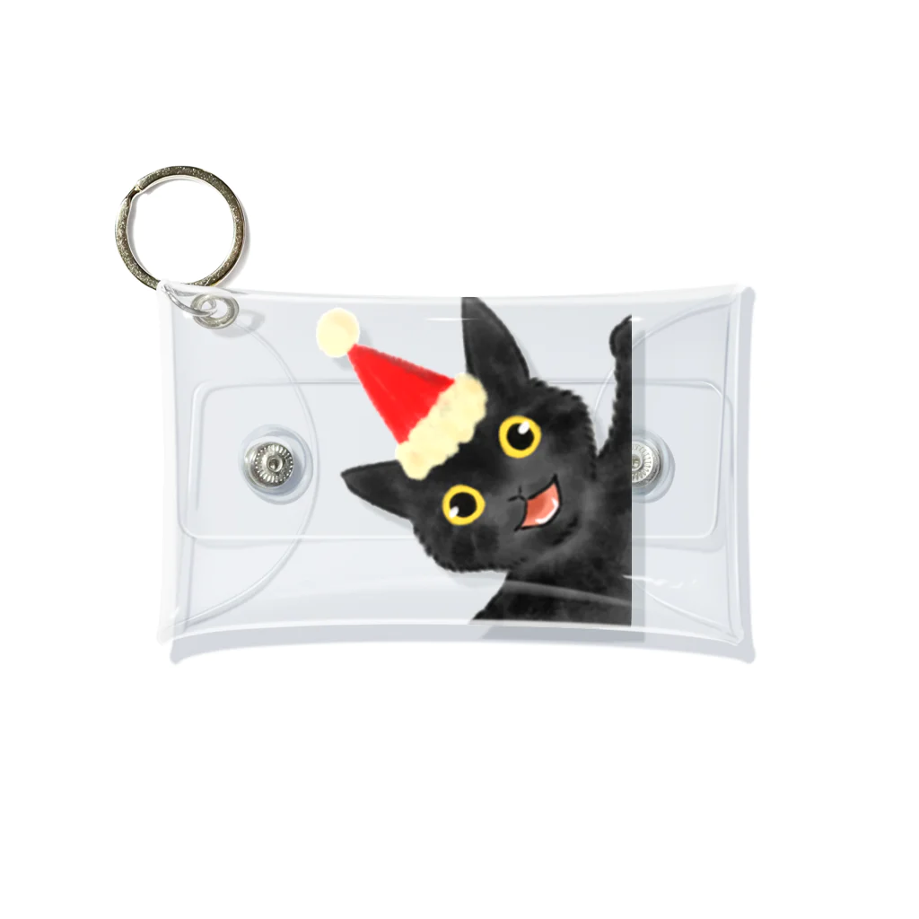 SHOP ベアたんの黒猫のやまとくん Mini Clear Multipurpose Case