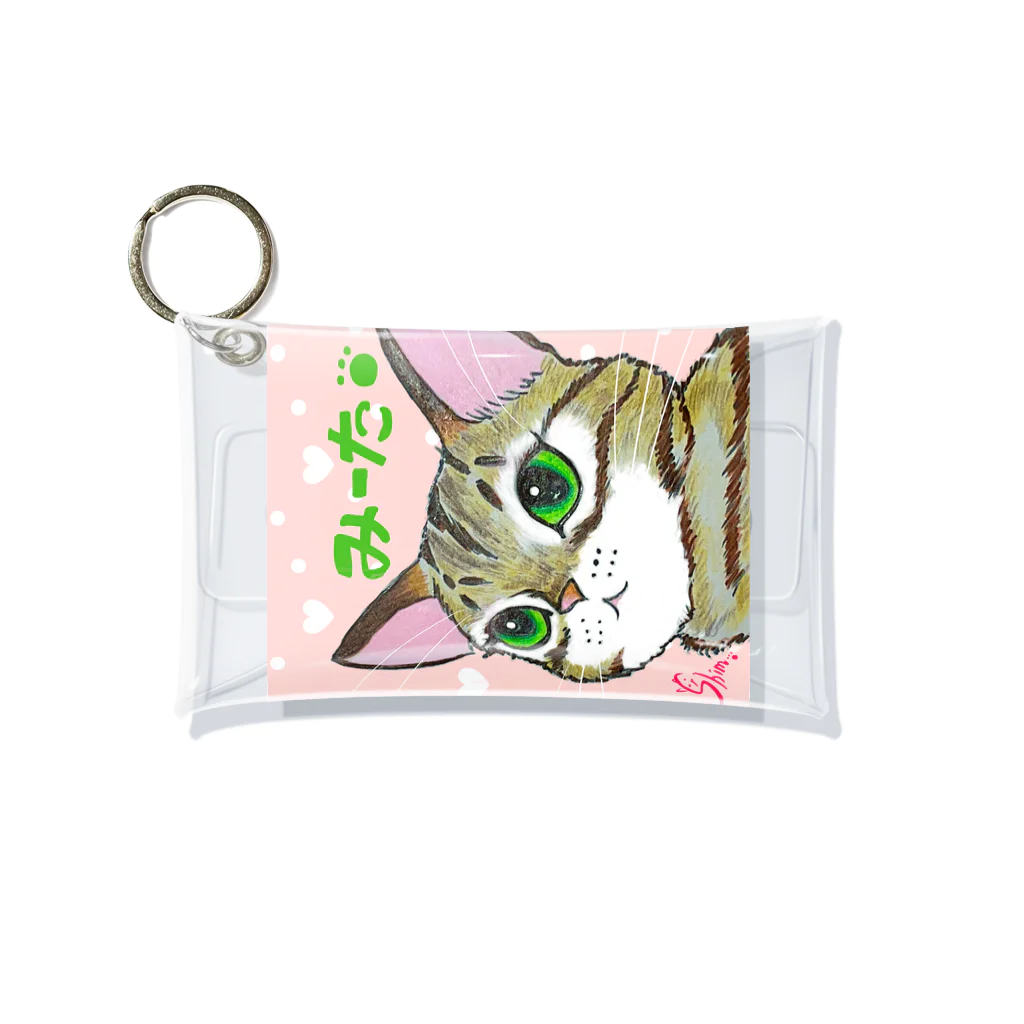 shimaneko megumi（しま猫めぐみ）のみーた Mini Clear Multipurpose Case