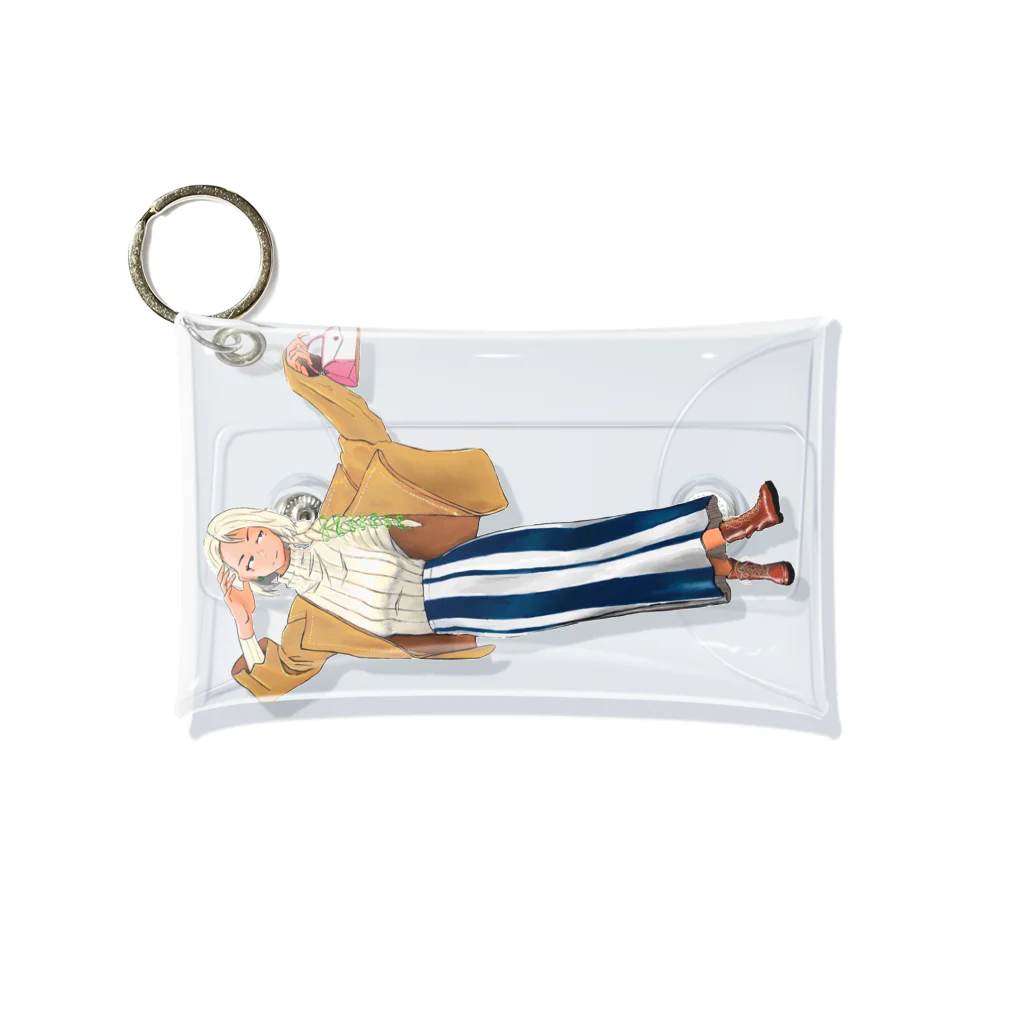 うどん屋のきつねうどんちゃん Mini Clear Multipurpose Case