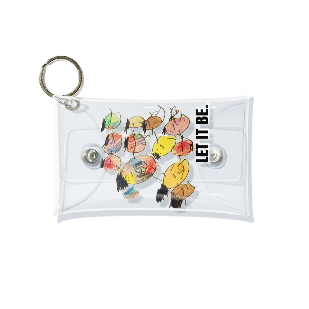 EMMA画伯のLET IT BE. Mini Clear Multipurpose Case