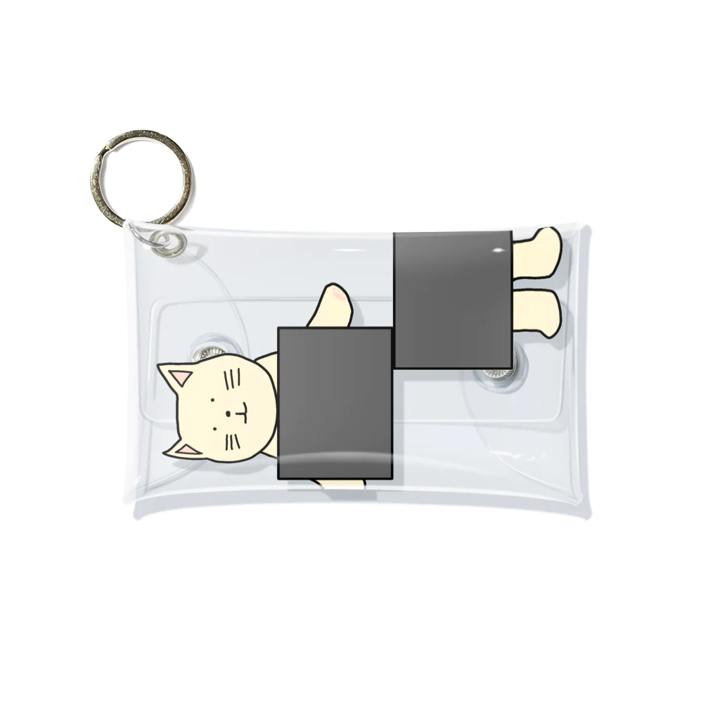 ＋Whimsyのイリュージョンねこ Mini Clear Multipurpose Case