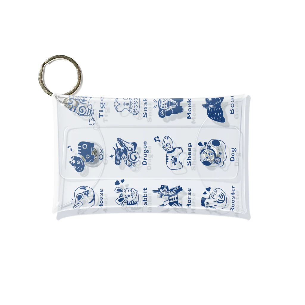 SU-KUのThe Zodiac of Fukushima Mini Clear Multipurpose Case