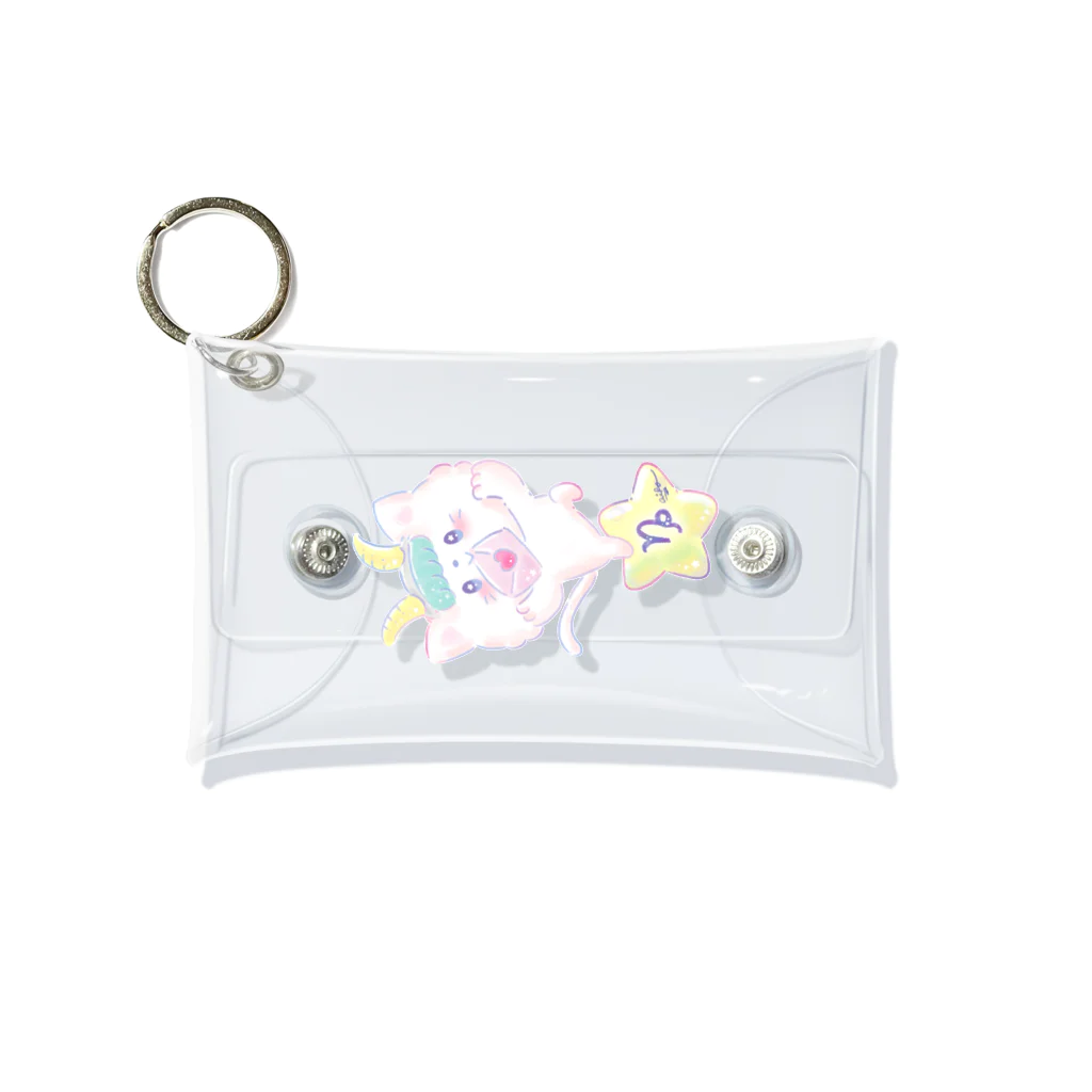 あいこゆめかわのやぎ座ねこ Mini Clear Multipurpose Case