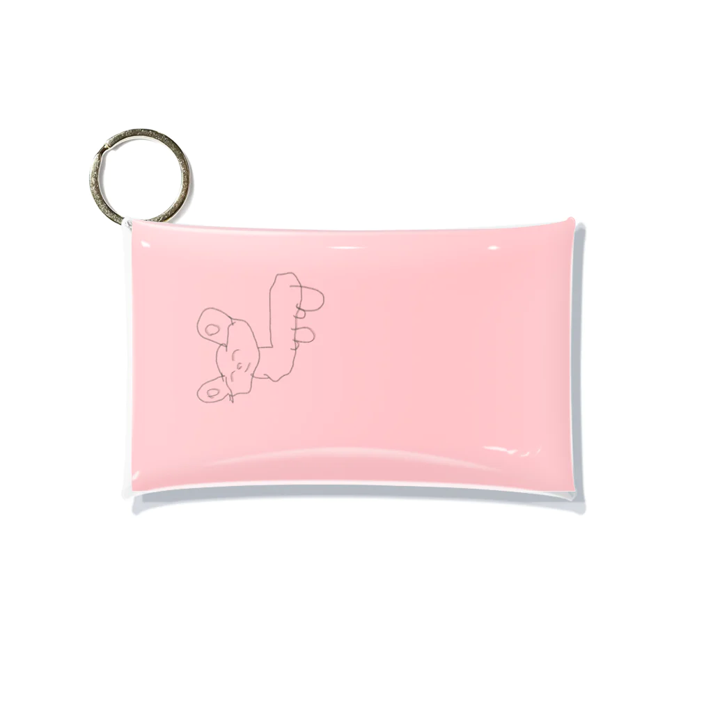 ちゅぴーーーん♡やさんのふわふわママちゃん Mini Clear Multipurpose Case