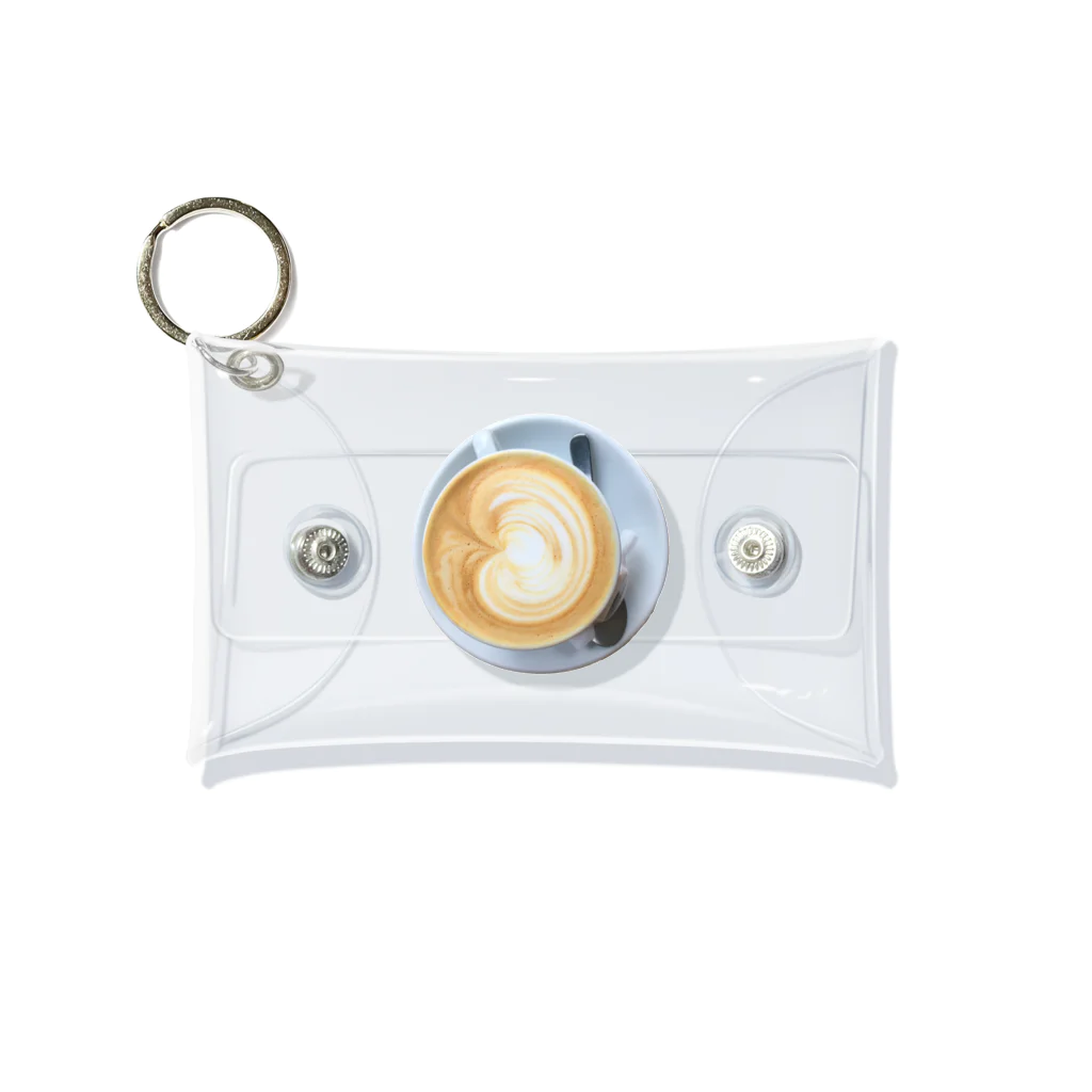 もにょんショップのcafe Mini Clear Multipurpose Case