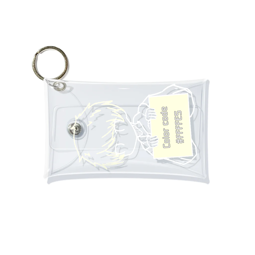 MeeのColor code 0101 Mini Clear Multipurpose Case