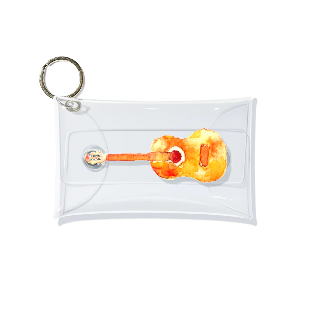 yumiのギター(orange) Mini Clear Multipurpose Case