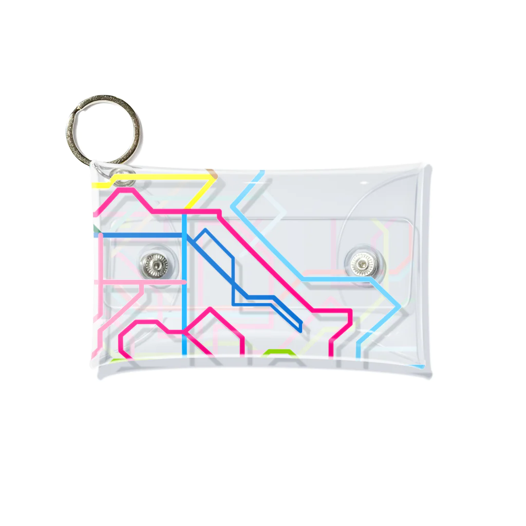 浅草車輌製作所車輌基地のEveryday Route Color Mini Clear Multipurpose Case