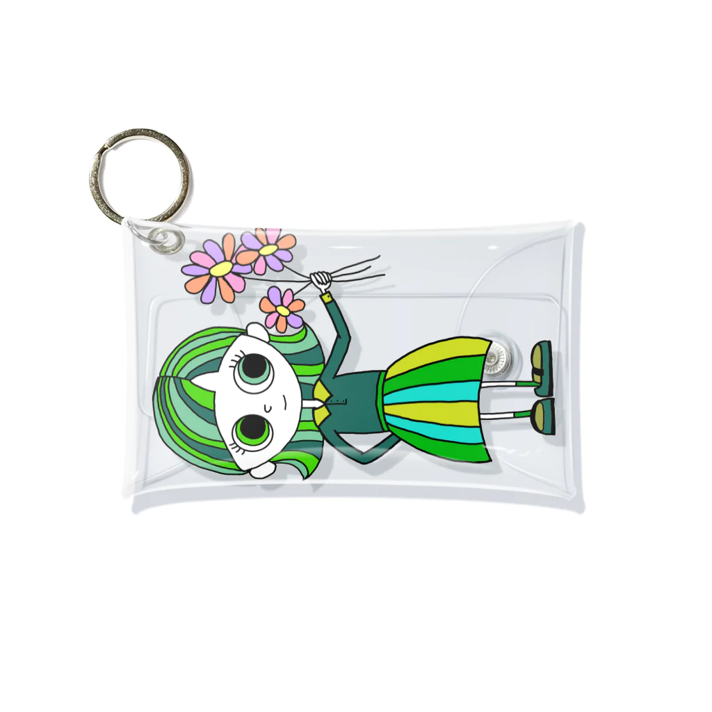 grumpy girl ＊のみどりちゃん Mini Clear Multipurpose Case