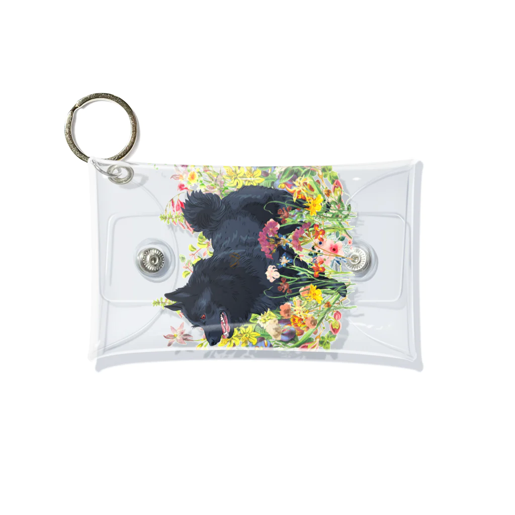 Doggie Freaksのお花畑のスキッパーキ Mini Clear Multipurpose Case