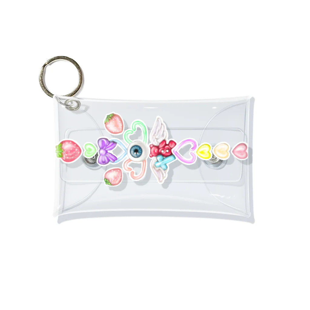 Team KARIAGE@狂犬もちこのかわいい教2 Mini Clear Multipurpose Case