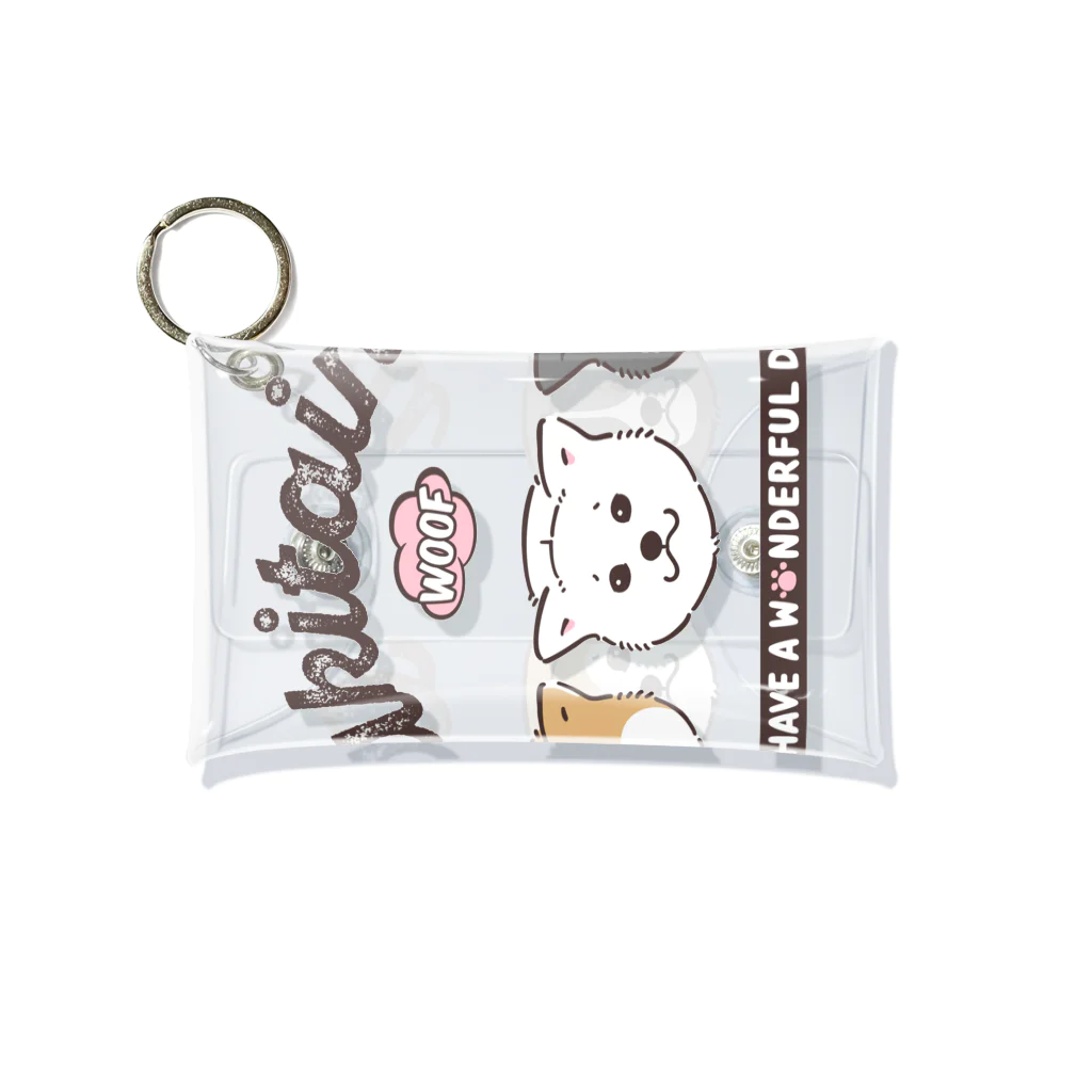 茉莉香｜Marikaの秋田犬ブラザーズ Mini Clear Multipurpose Case