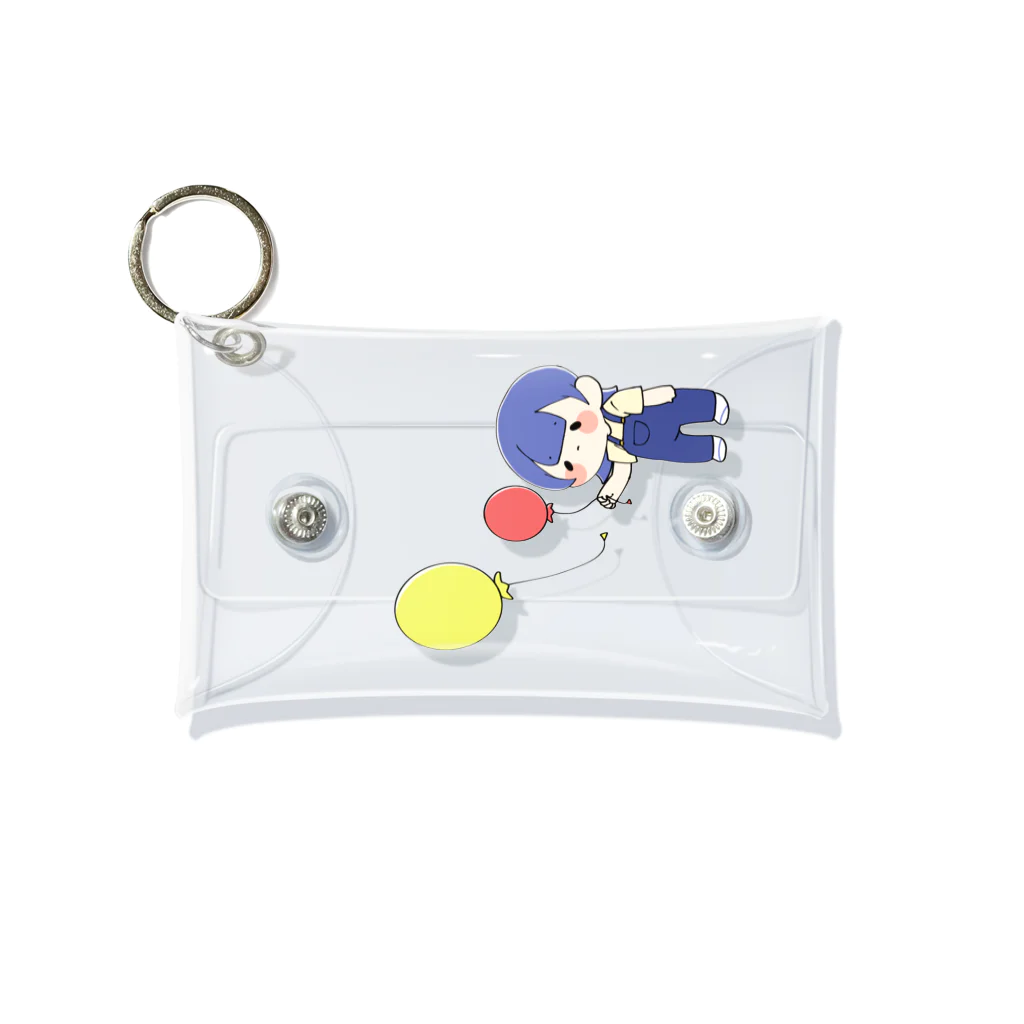 Mieのballoon  girl Mini Clear Multipurpose Case