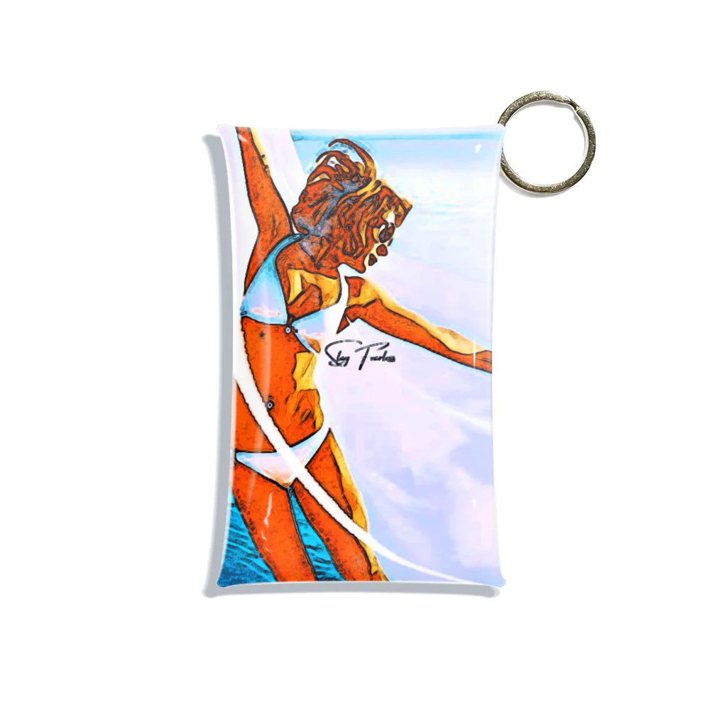 aoi.aoのSummer Girl - Stay Fearless Version #1 Mini Clear Multipurpose Case