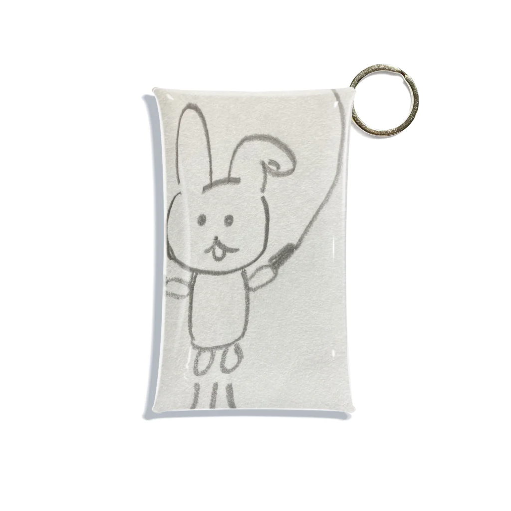 Mother House Merryのうさちゃんビョーーー！ Mini Clear Multipurpose Case