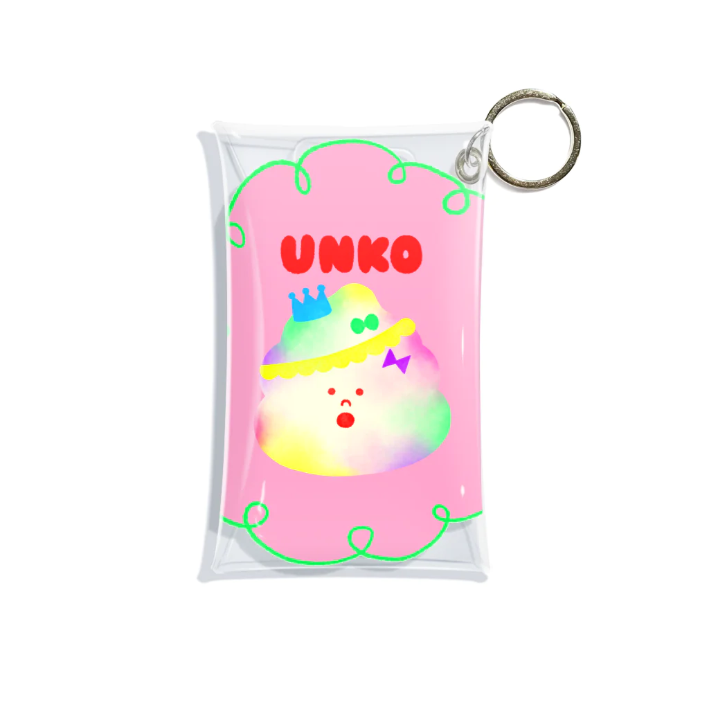 nyahokoのでこらてぃぶUNKO Mini Clear Multipurpose Case