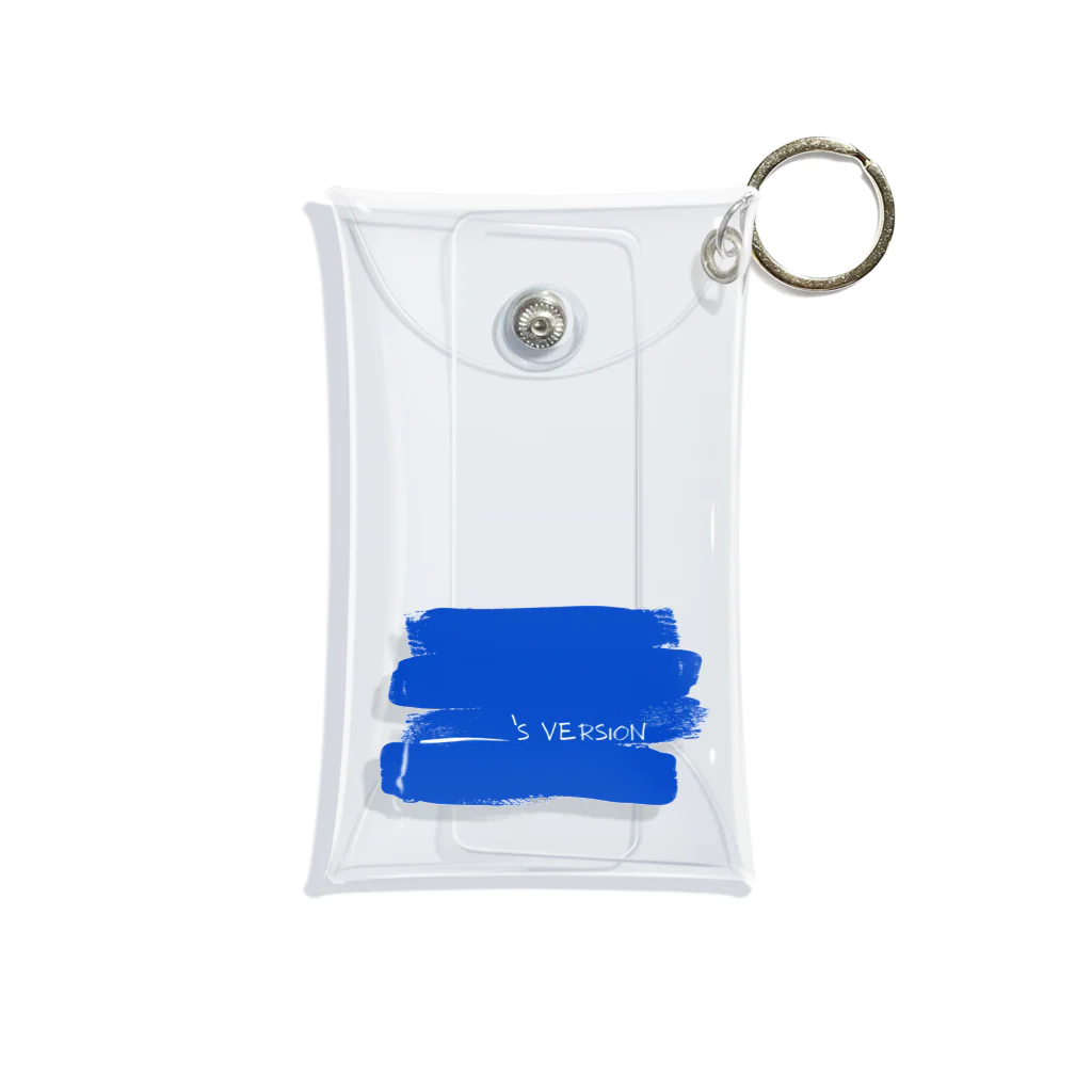 aoi.aoのMy Original Version - colored BLUE Mini Clear Multipurpose Case