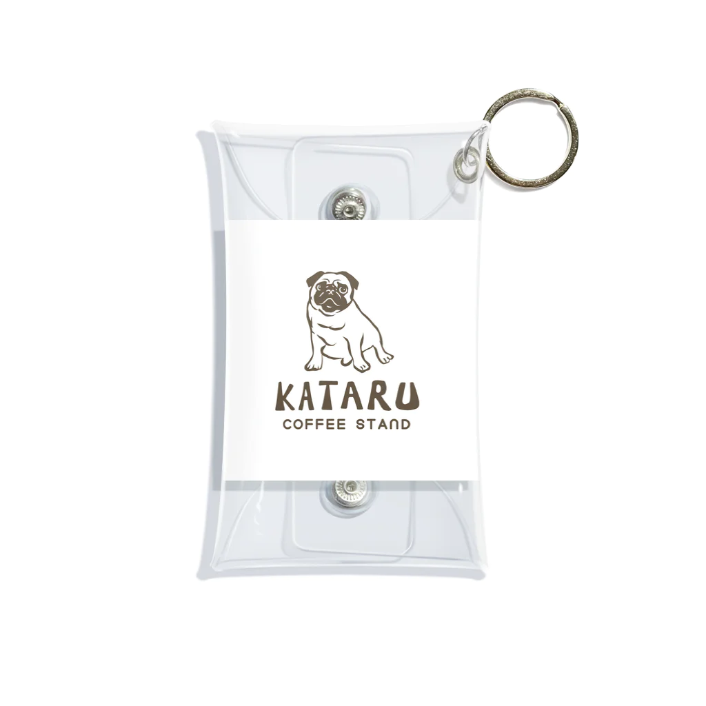 PEACE RIBBONのKATARU COFFEE Mini Clear Multipurpose Case