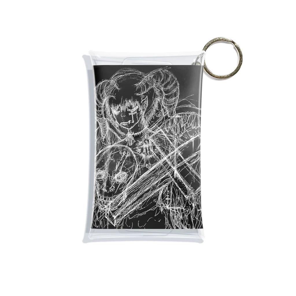 PURIN Deathの悪魔Devil boy  Mini Clear Multipurpose Case